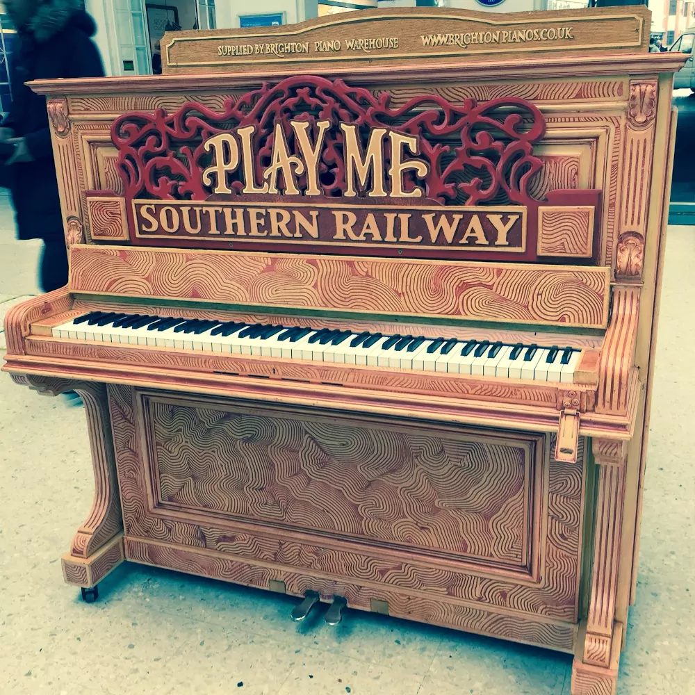 Brighton Piano at Brighton Station
